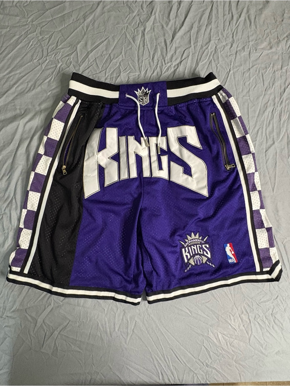 Just Don Sacramento Kings Athletic Shorts